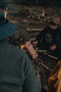 Cooking with firewood